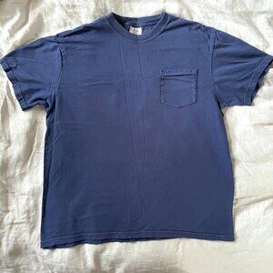 LIKE NEW Comfort Colors T-shirt - LARGE - Navy Blue